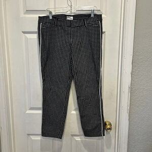 Old Navy The Diva Ankle Pants Women‎ 14 Slim Skinny Stretch Black Maroon White